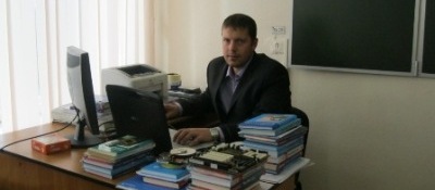 За работой